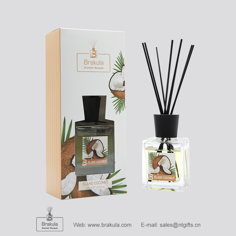 200ml Diffuser-Island Coconut reed diffuser scented diffuser