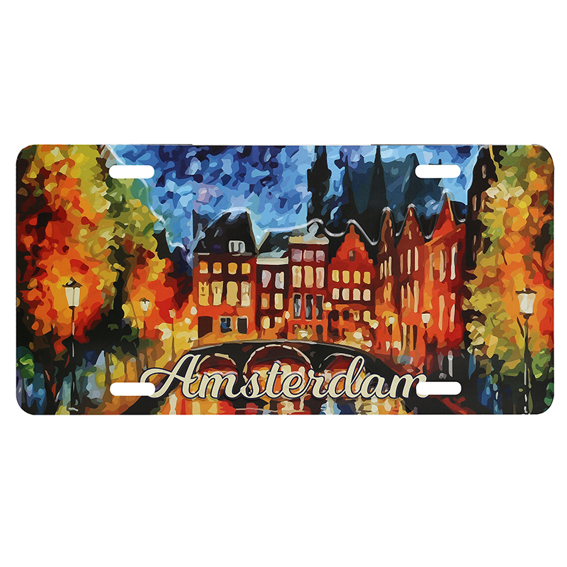 novelty 3d embossed license plate factory price OEM design car plate
