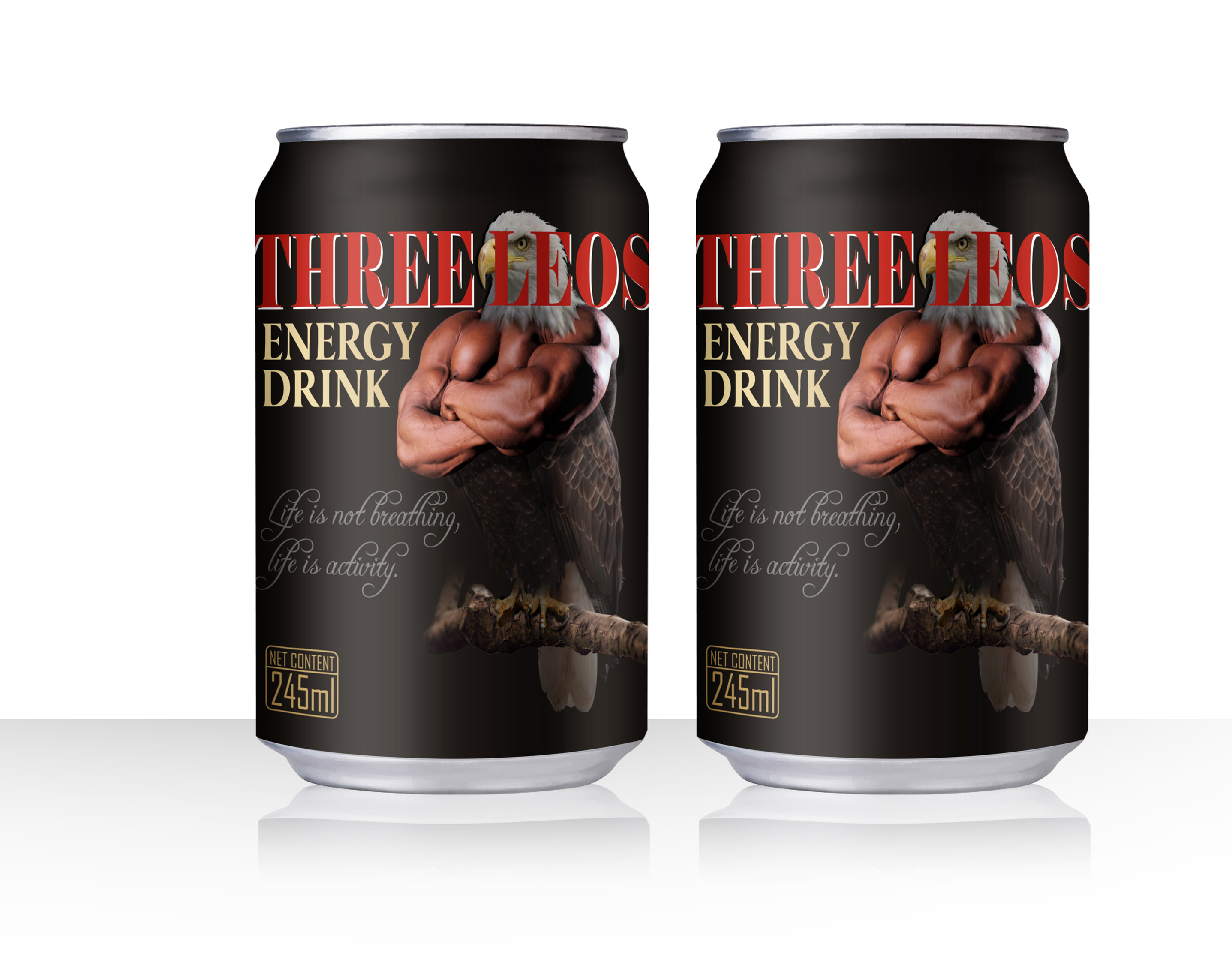 Three Leo Energy Drink