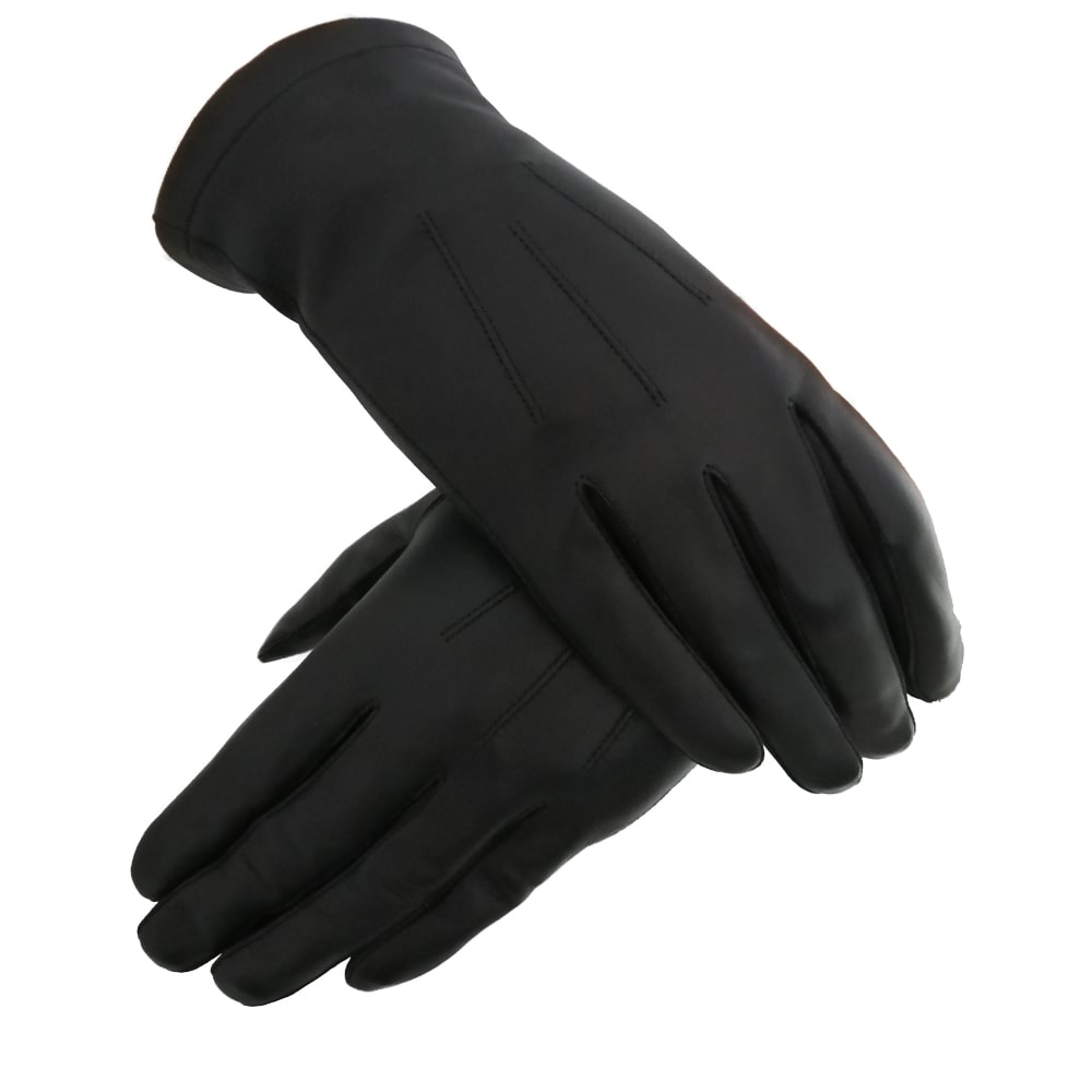 Police uniform leather gloves for ceremony