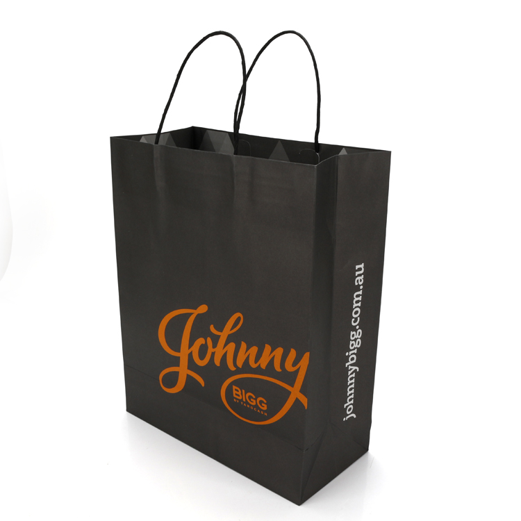 Turn Top Twist Handle Paper Shopping bag