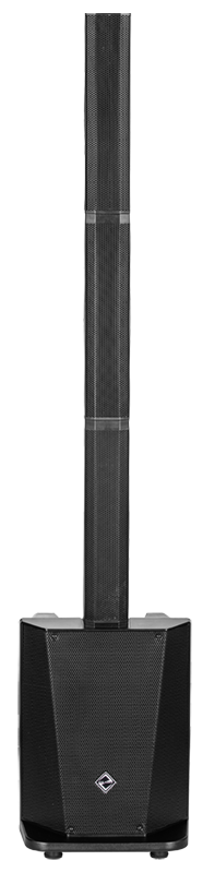 10 inch portable sound column product with LED light