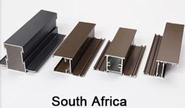 010 Custom South Africa Window Door Extruded Aluminum Profile