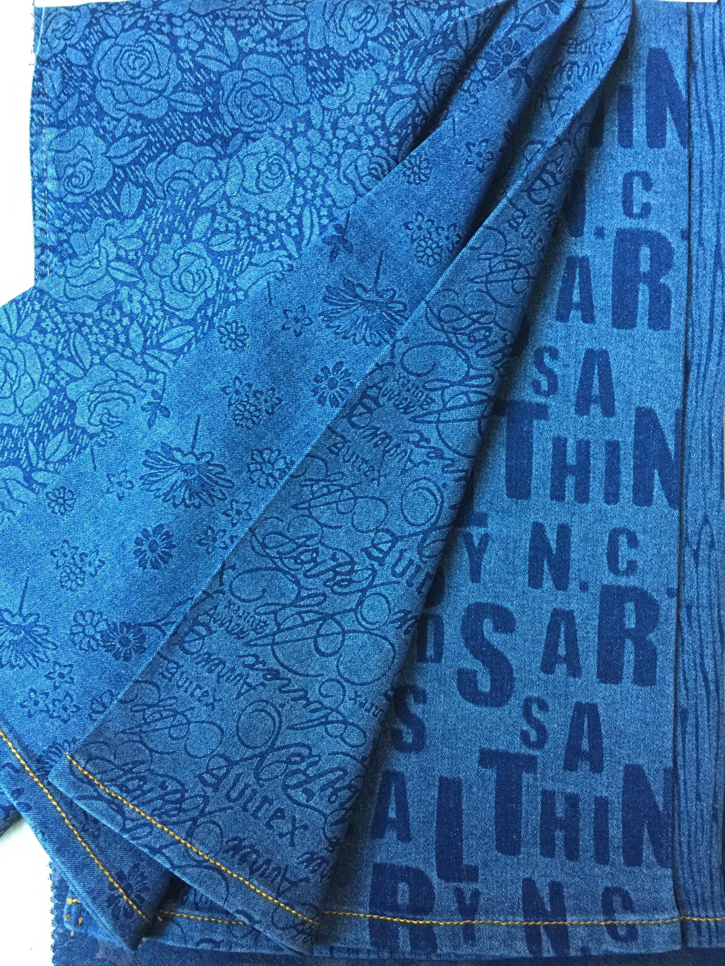 Embossed DENIM