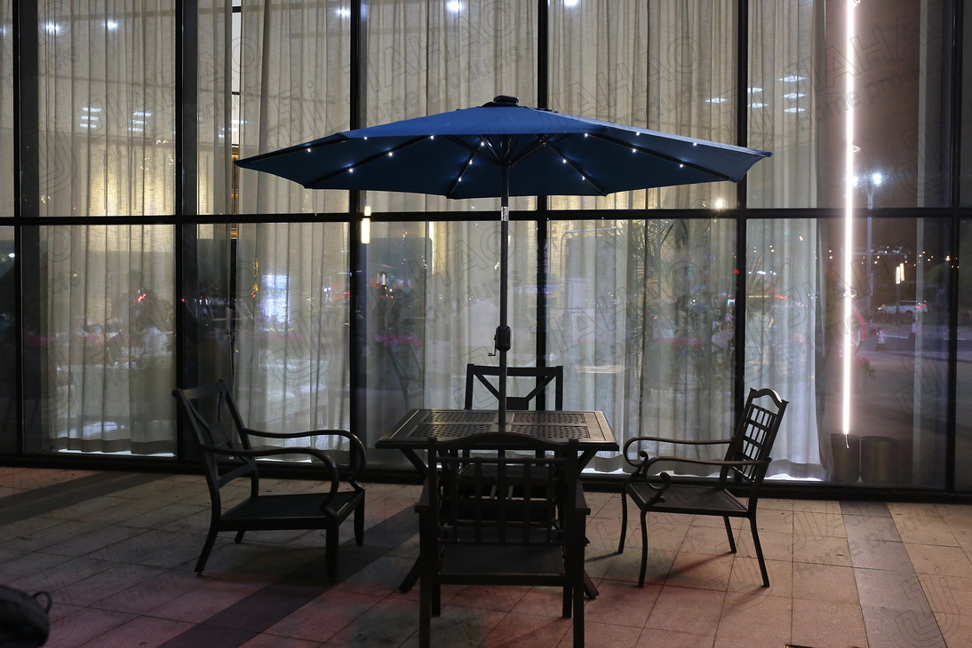 270-8 Market Umbrella with LED light