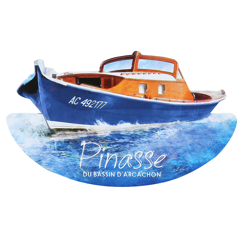 Wholesale Custom Souvenir Design Printed Aluminum TIN Metal Fridge Magnet