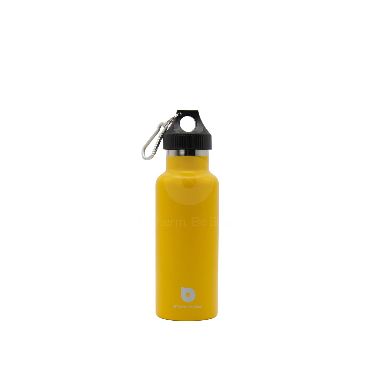 Stainless Steel Vacuum Insulated Sport Water Bottle Carabiner 500 ml 17 oz