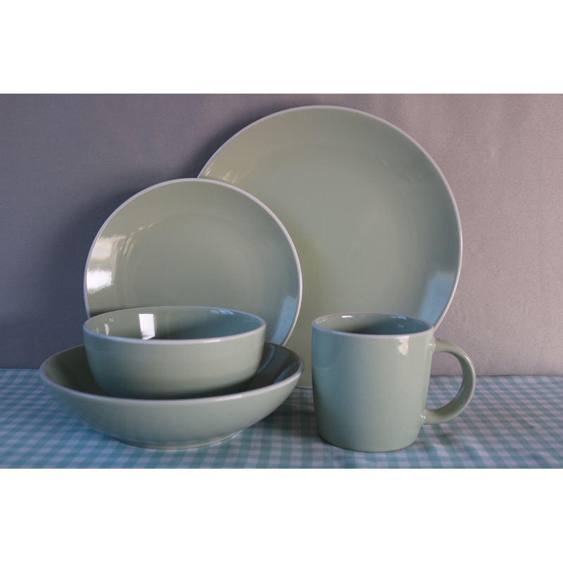 2-tone glaze dinnerware