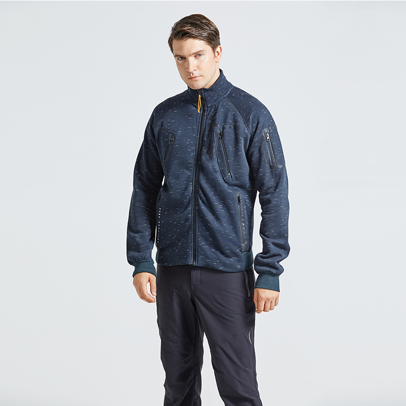 Men's knitted jacket
