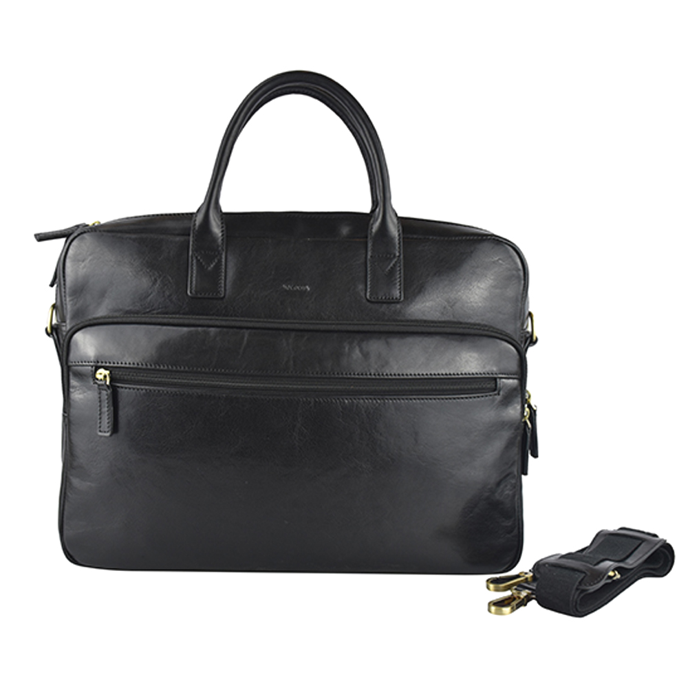 Genuine leather briefcase,laptop bag