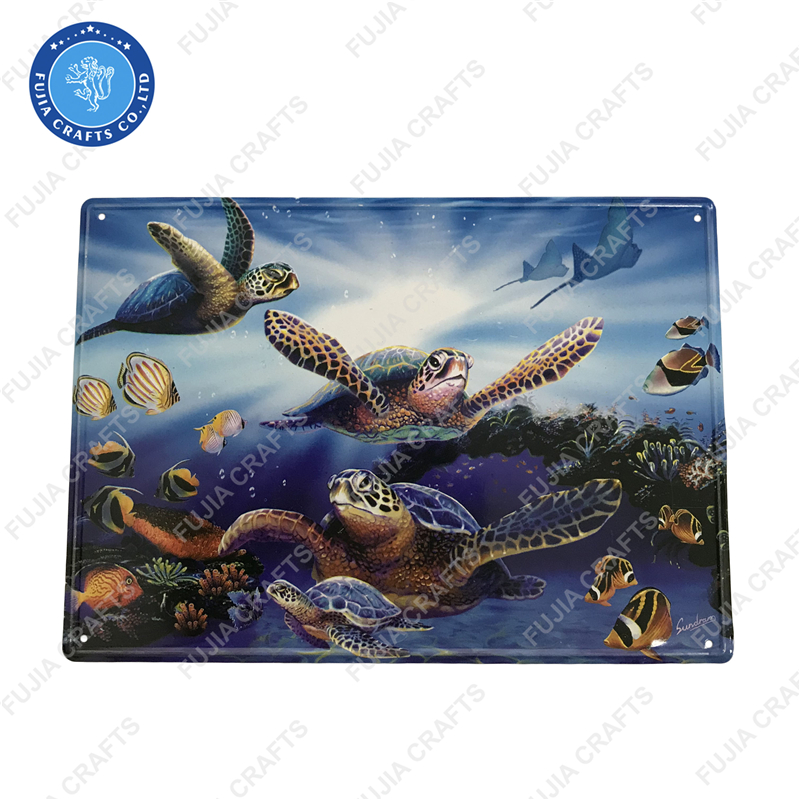 Factory direct sale metal tin postcards wholesale