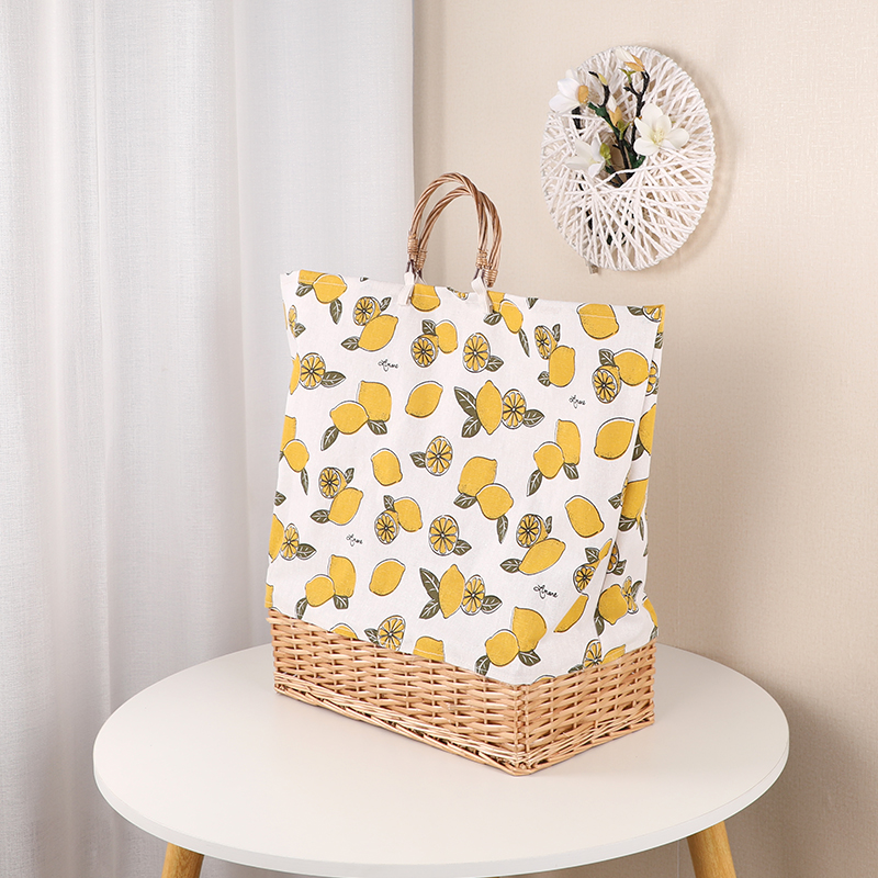 Fabric storage baskets