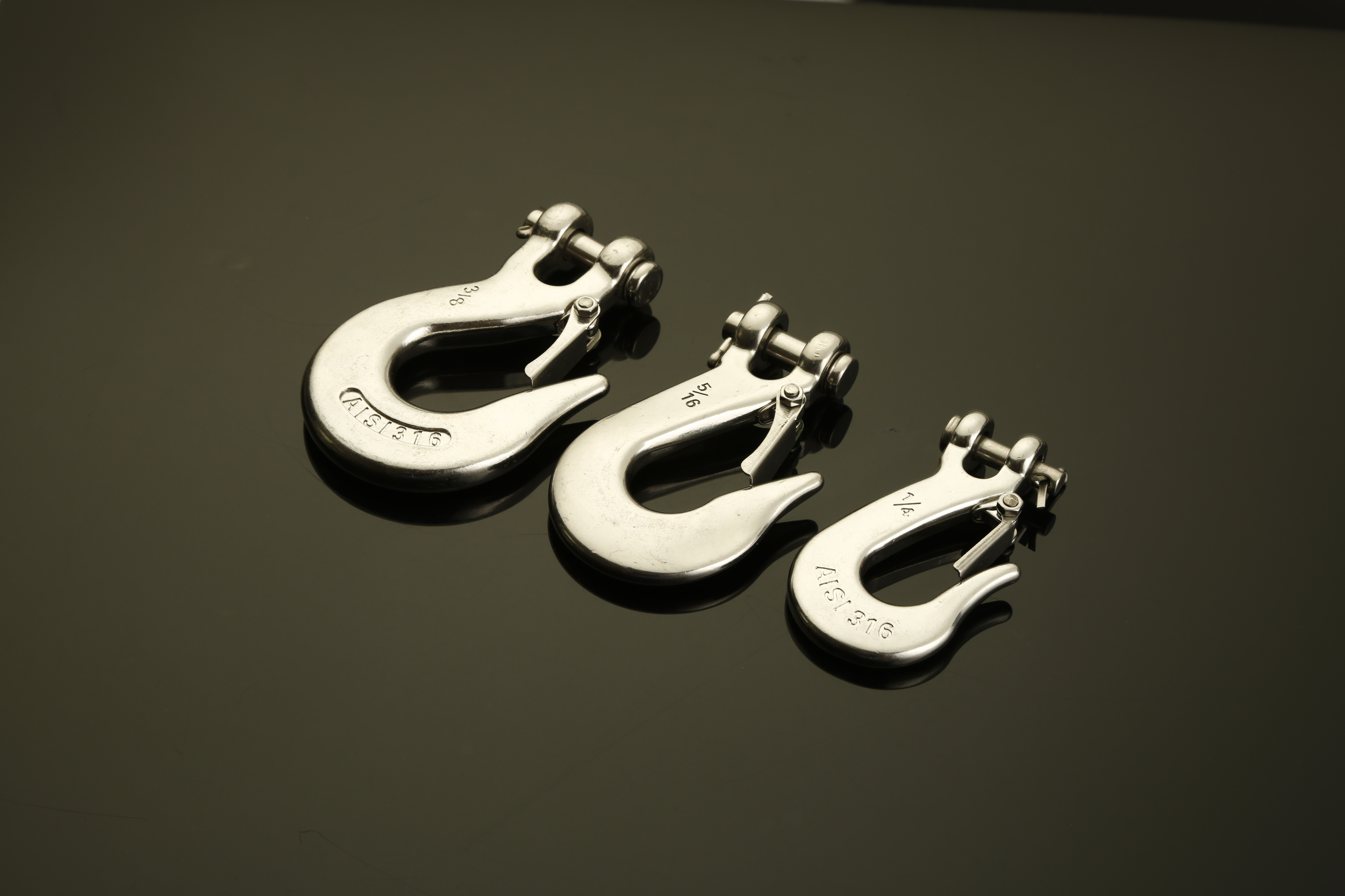 Stainless steel clevis slip hook