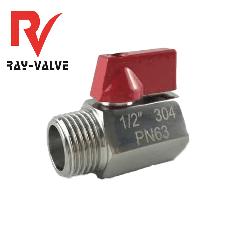 Mini thread ball valve male and female thread