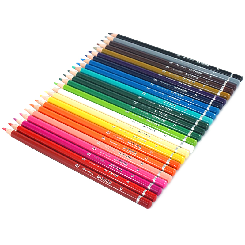 watercolor pencils, 24 colour pencil