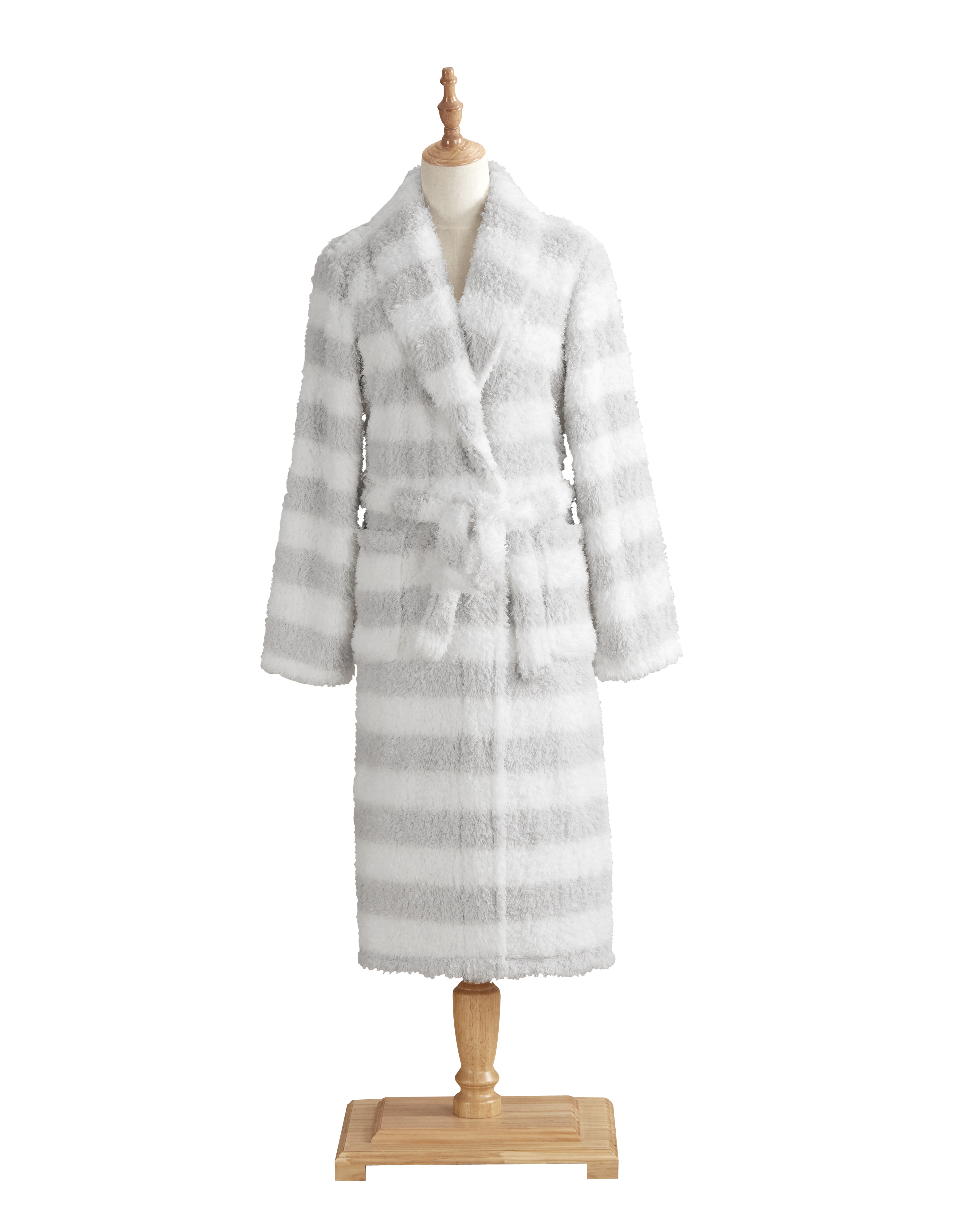 Printed Sherpa Bathrobe