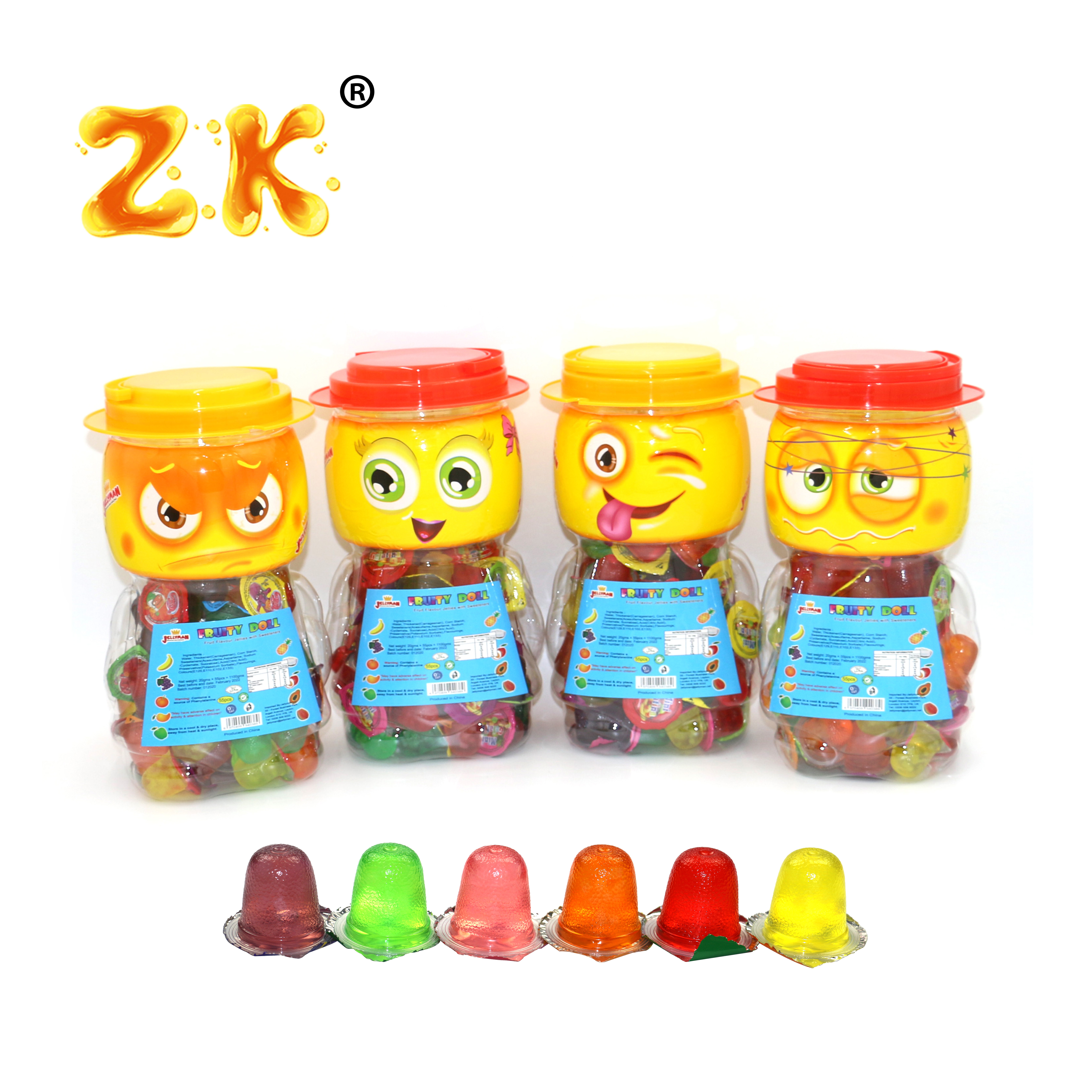 16g Fruit Jelly Cup Of Cute Jar