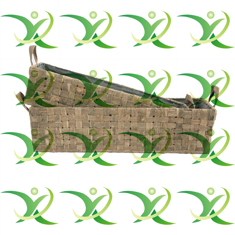 baskets made of bark with handle