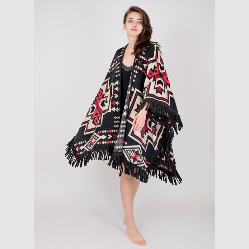 Super Soft Polar Fleece Printed Cloak