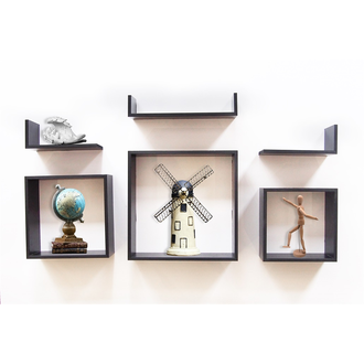 Square wooden decorative wall frame