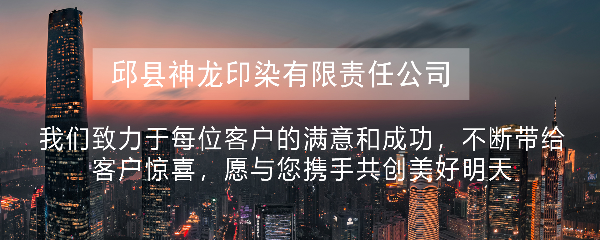 Qiu County Shenlong Printing and Dyeing Co., Ltd. – cotton fabric 1