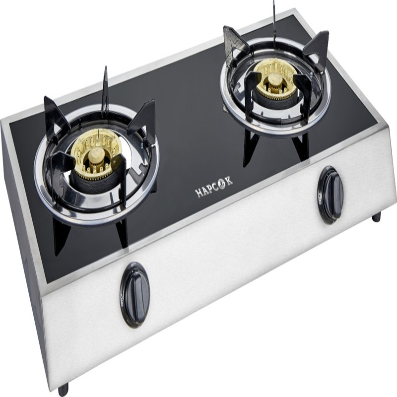 Double hole gas stove