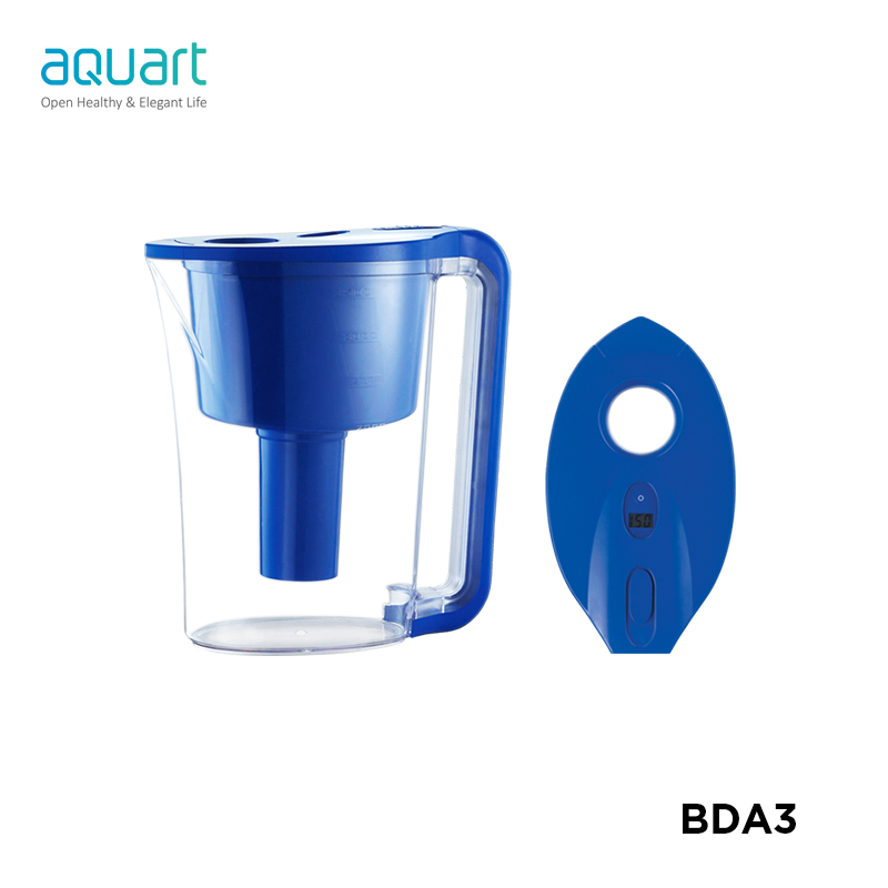 3L Water Filter Pitcher Water Purifier BPA Free Filter Impurities Removes Chlorine, Metals & Sediments
