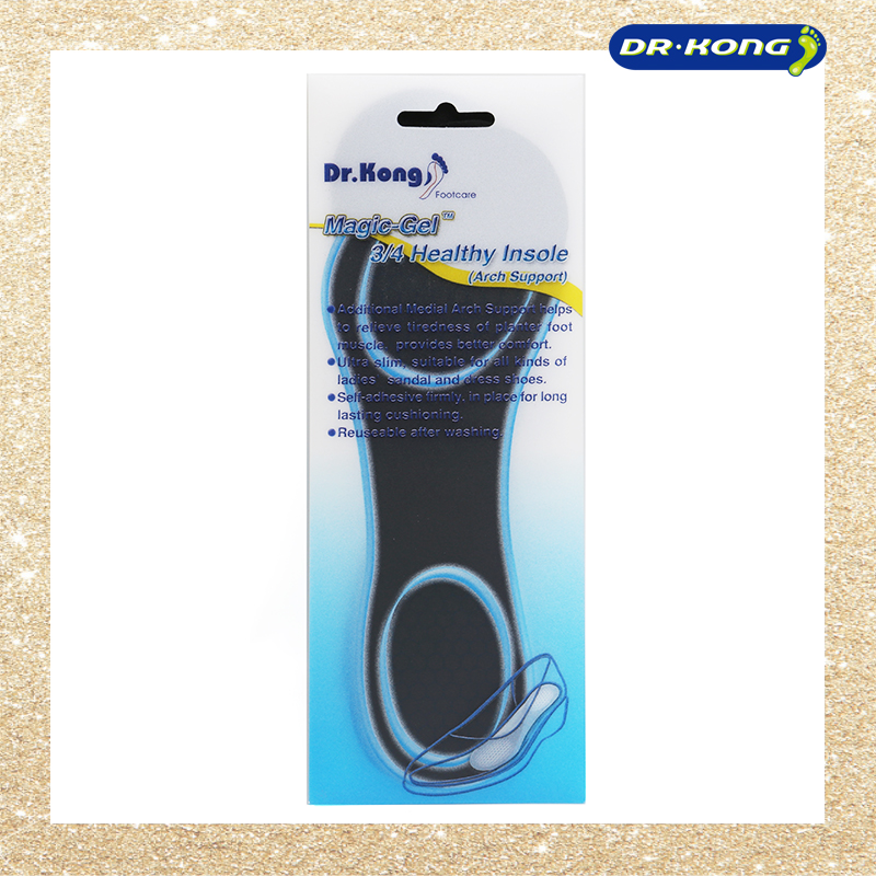 Drkong Magic-gel 3/4 healthy insole (with arch)