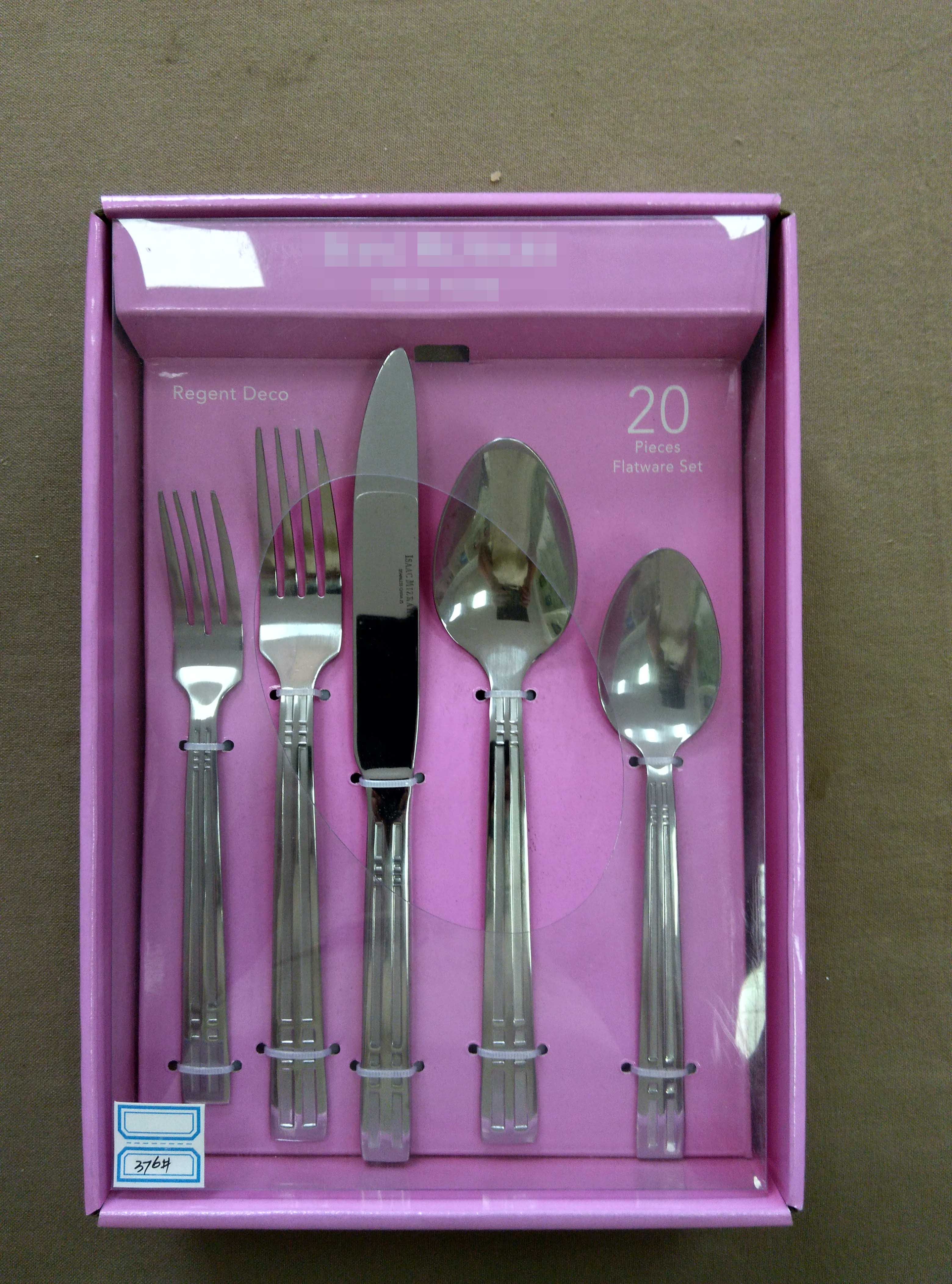 20pc Stainless Steel Tableware Set