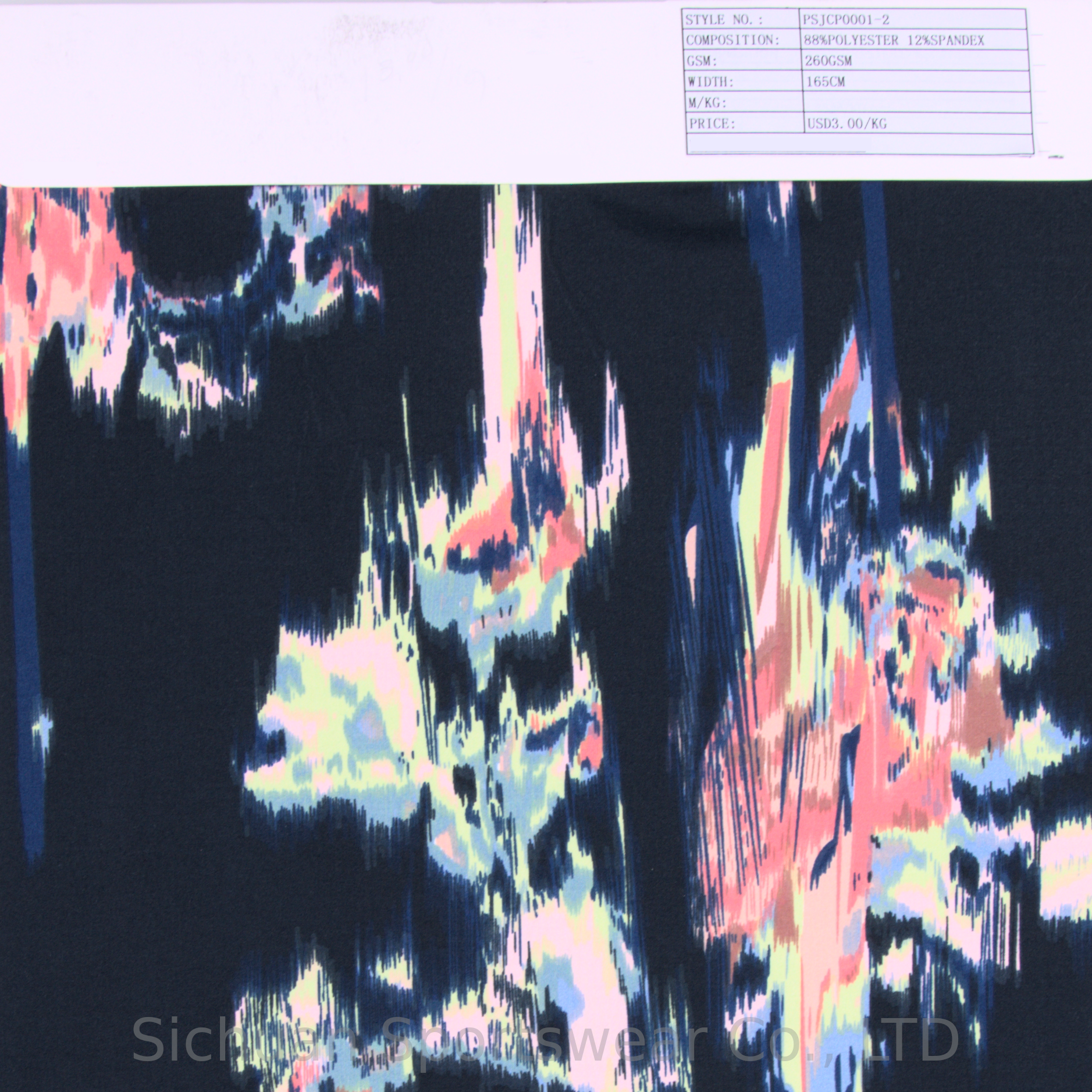 Print Jersey Of Sportswear Fabric