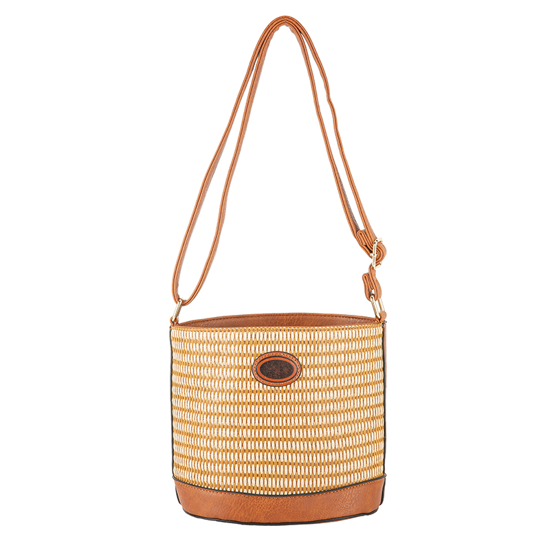 Manufacture cheap new stylish weave summer straw sling bags crossbody bag