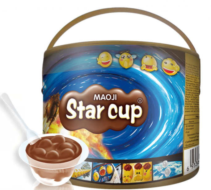 star cup chocolate biscuit