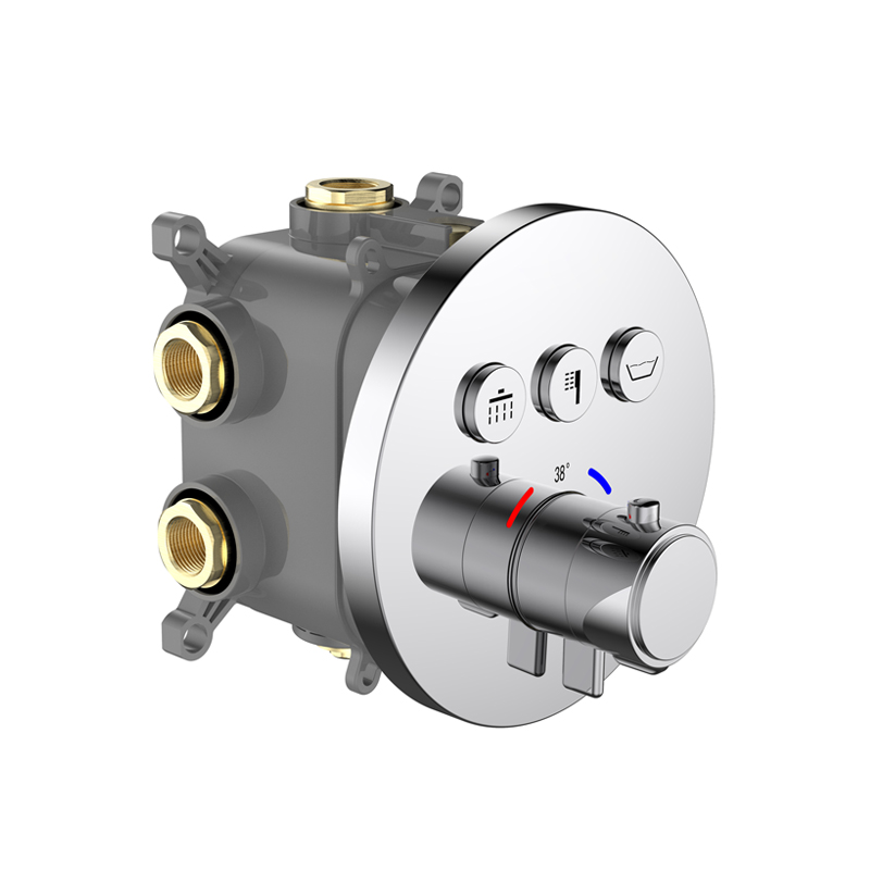 Concealed 3-functions thermostatic bath mixer SD5027-3