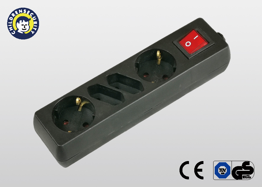 German type extension socket