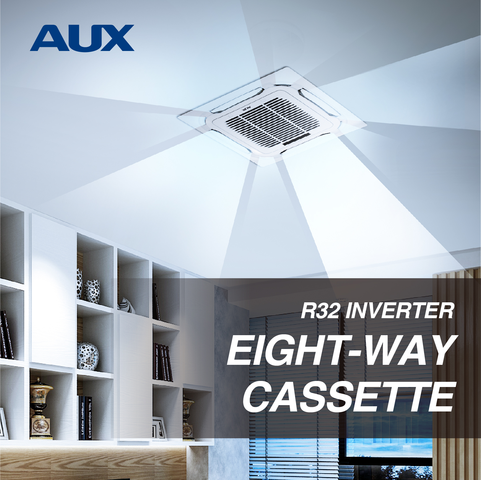 AUX R32 INVERTER EIGHT-WAY CASSETTE Air Conditioner CAC