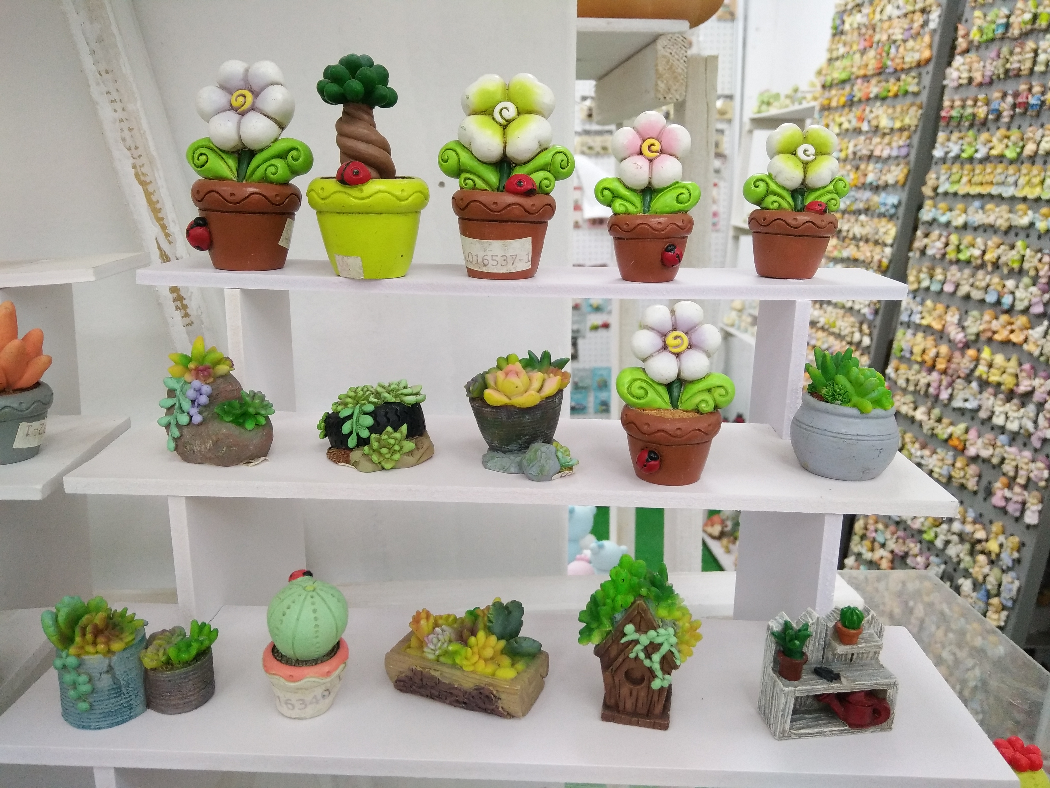 Resin decoration, key chain - Plant