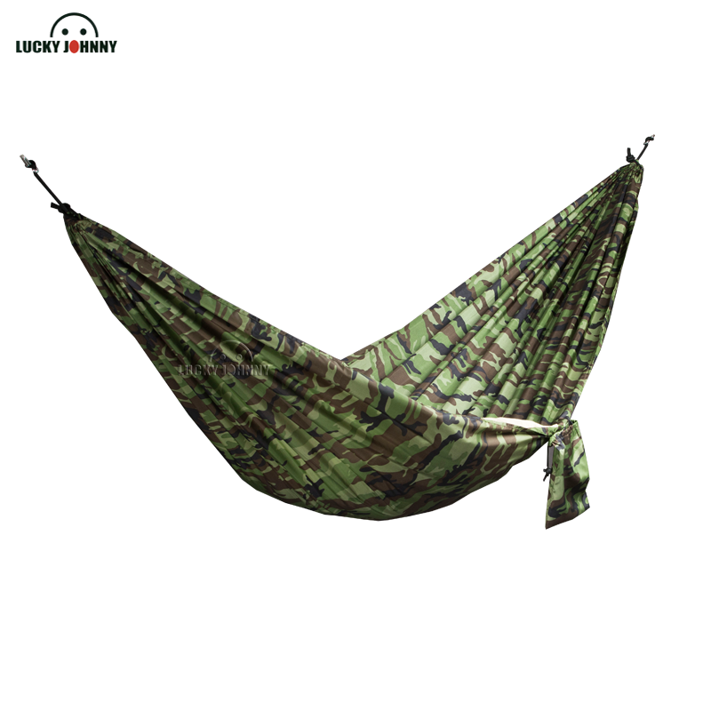 Outdoor garden furniture supplier Multi-color nylon portable camping hammocks