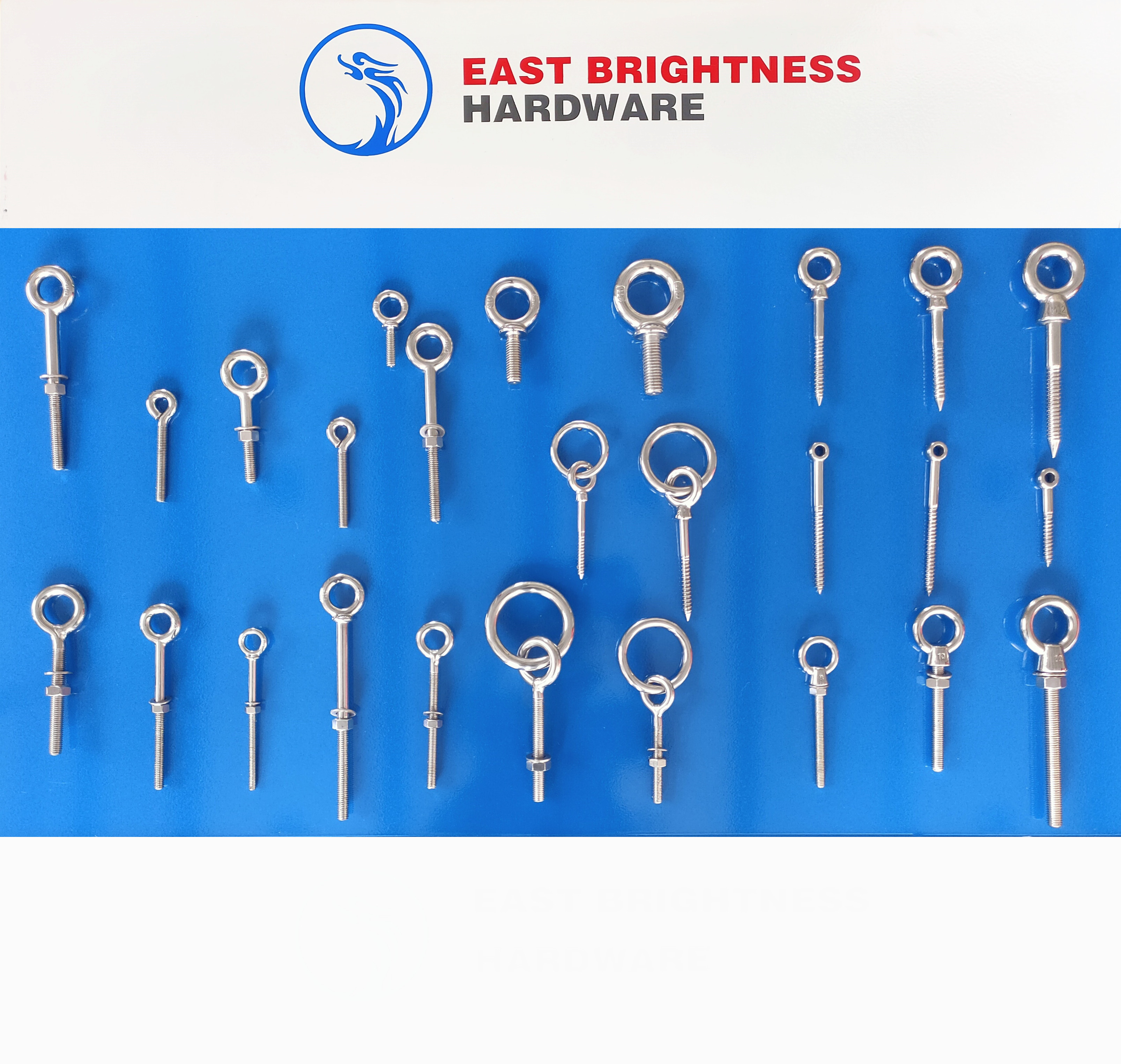 Stainless Steel Eye Bolt Wood Thread