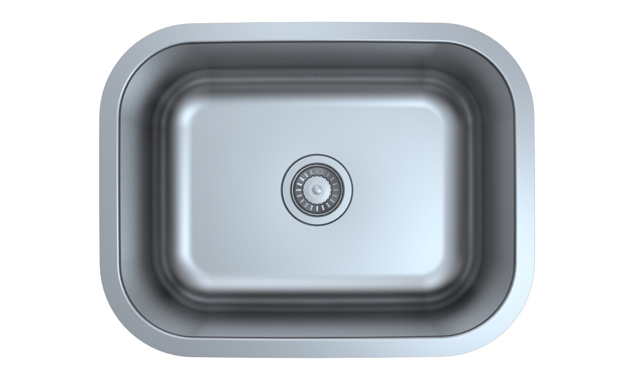 Stainless Steel Undermount Single Bowl Sink 2318