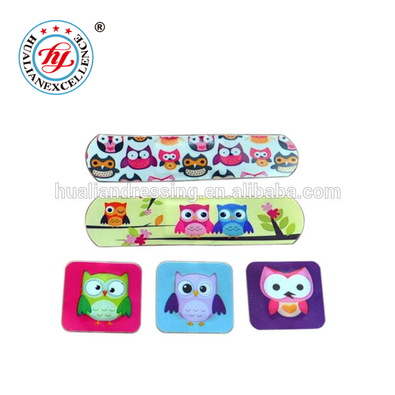 Waterproof Porous Breathable Cartoon Bandage Adhesive Plaster with FDA CE ISO