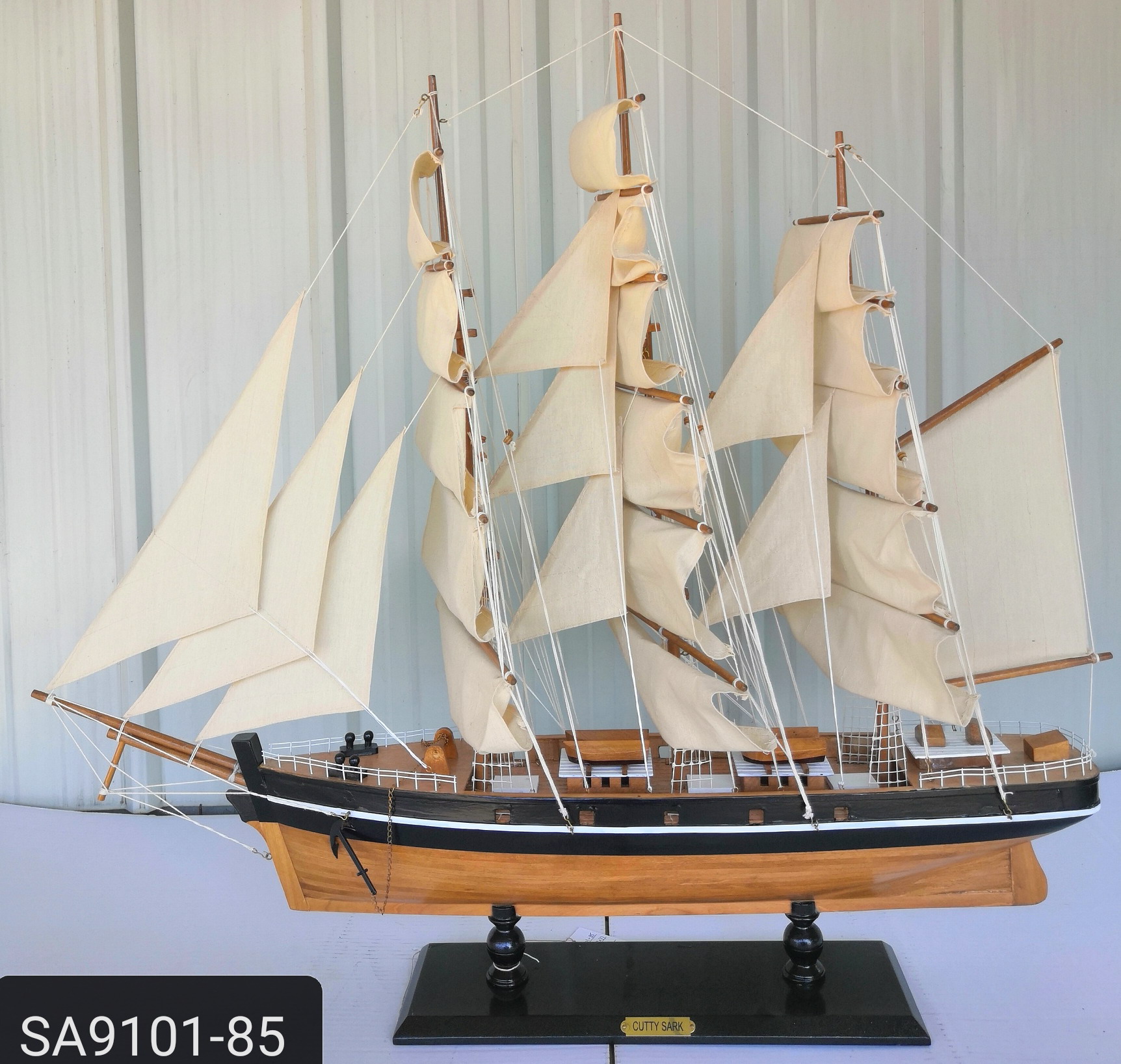 Wooden Boat Decoration