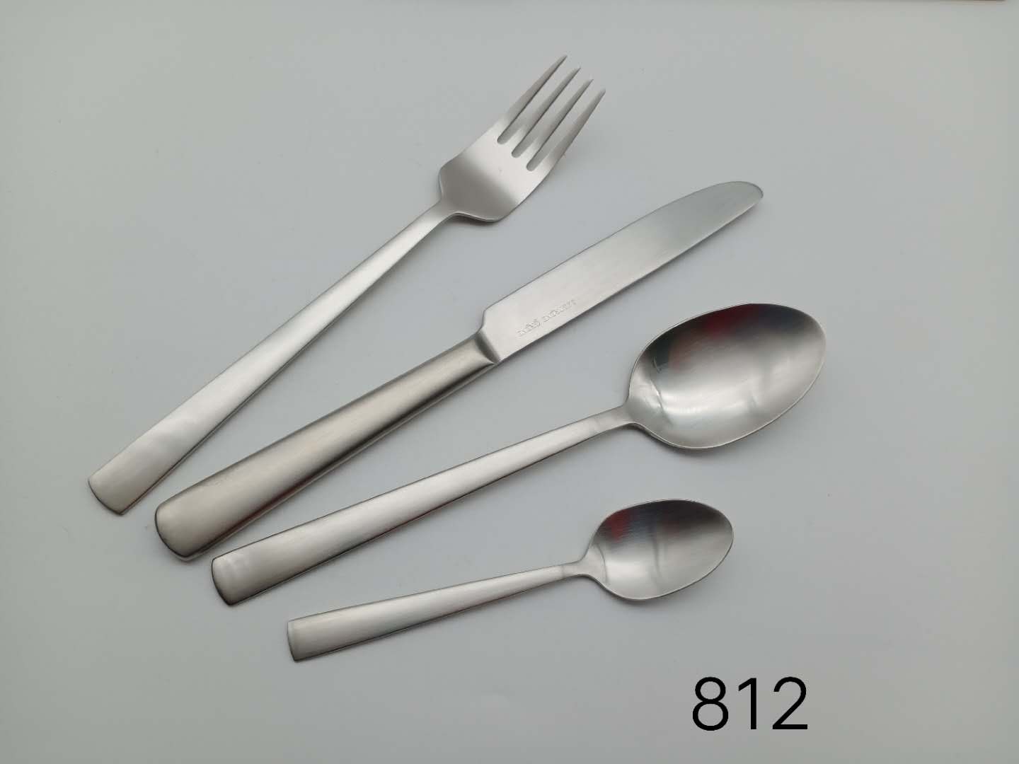 Golden mirror finish matte finish stainless steel cutlery spoon fork knife