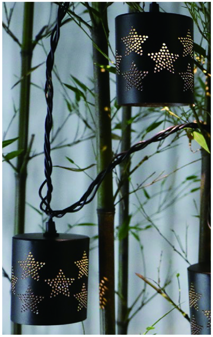 10L string light with metal cage