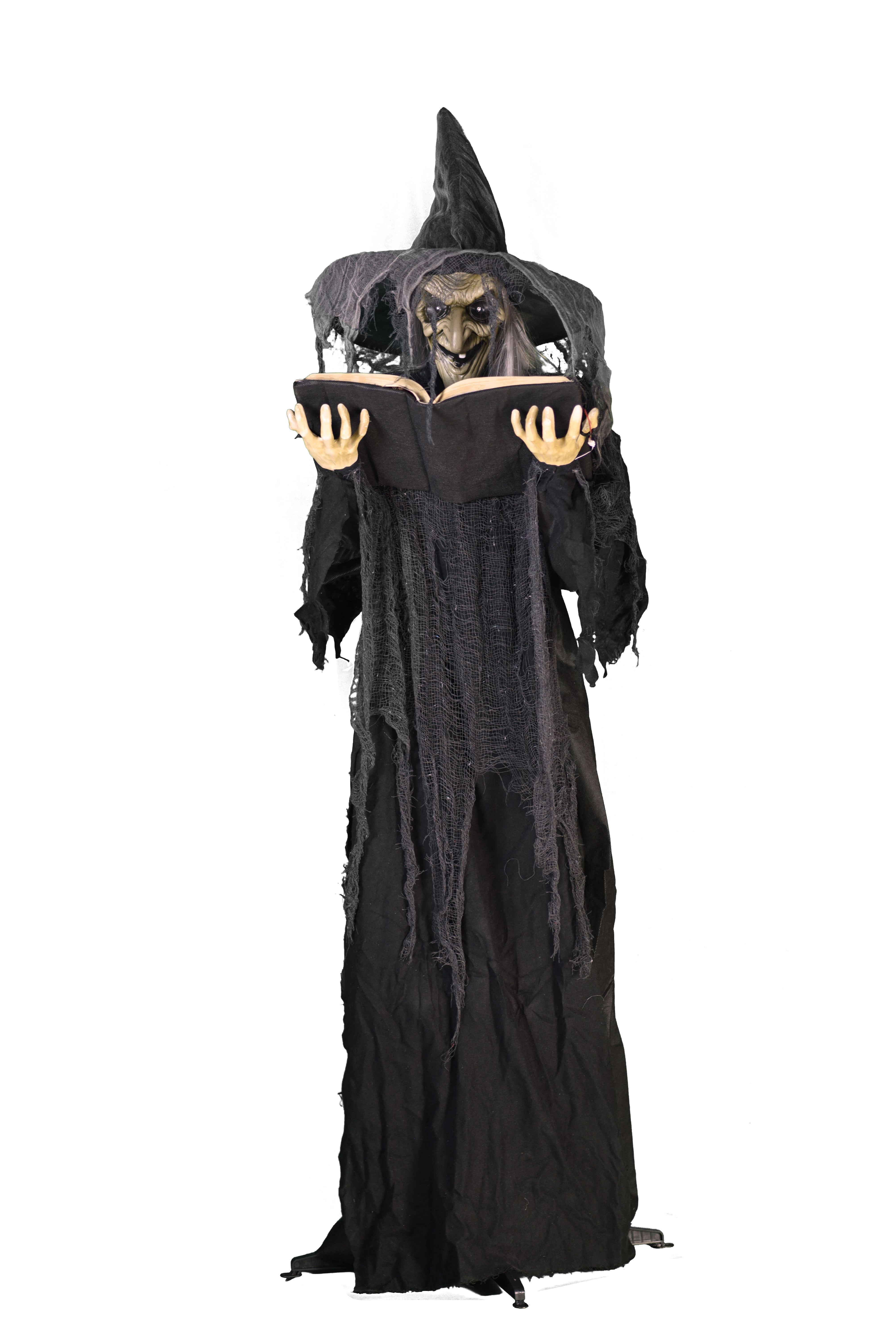 72“ Standing Witch w/Book