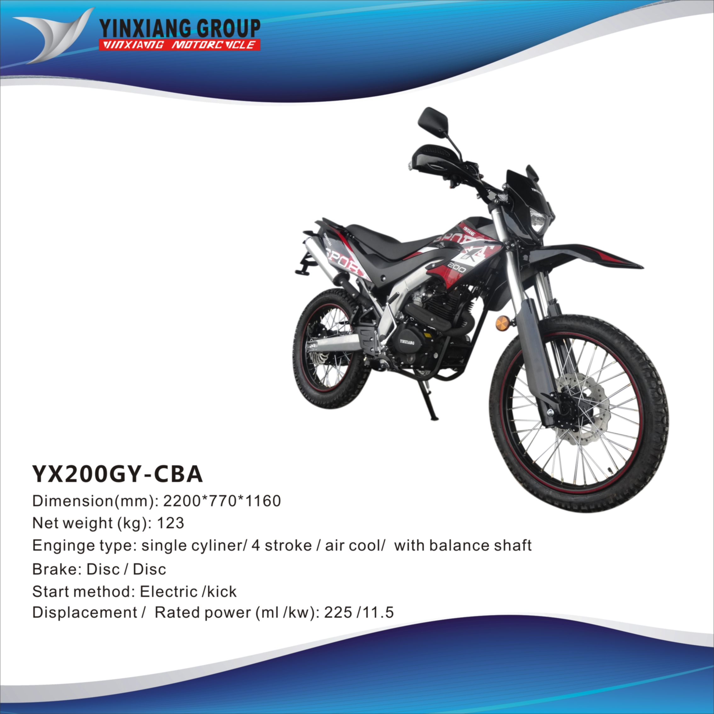 CHONGQING YINXIANG MOTORCYCLE(GROUP) CO.,LTD. – cadena de bicicleta 1