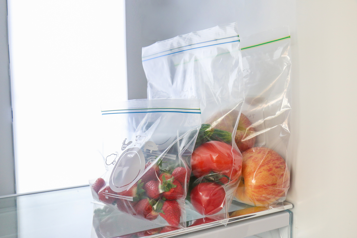 ZIPLOCK BAG FREEZER BAG ZIPPER BAG STOCK BAG 27x28CM