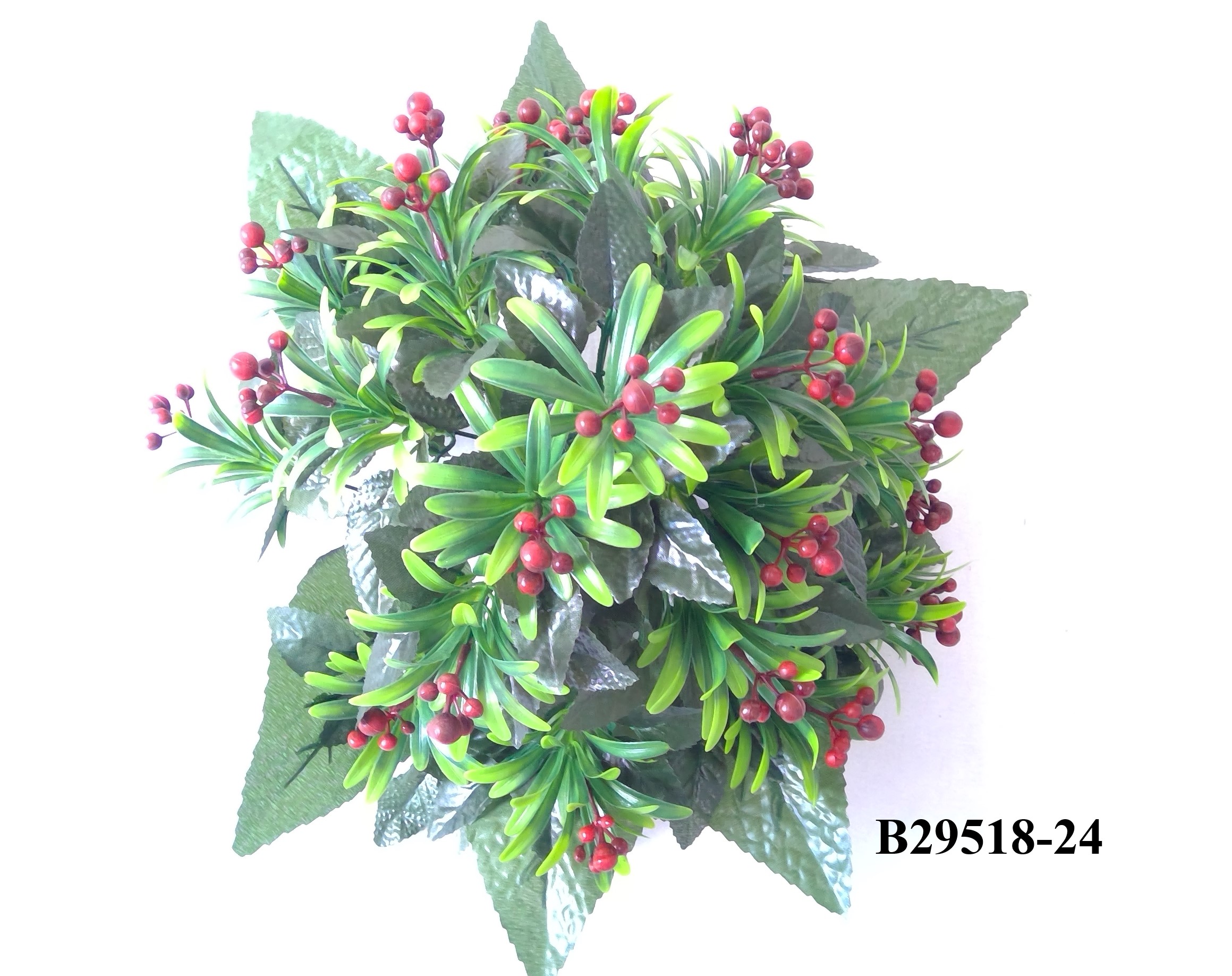 Plastic berries x 24 table flower style