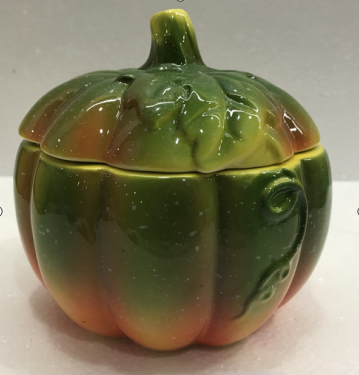 ceramic Pumpkin jar