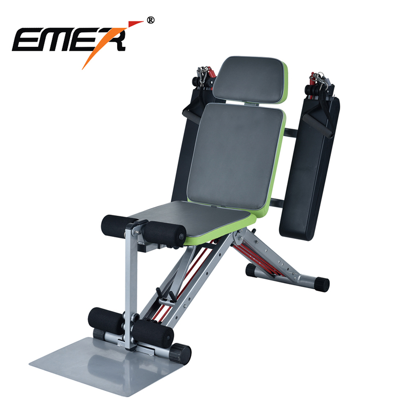 Multi Home Gym 6 in 1 Trainer Core Workout Fitness Toning Machine Total Flex Foldable Weight Lifting Bench