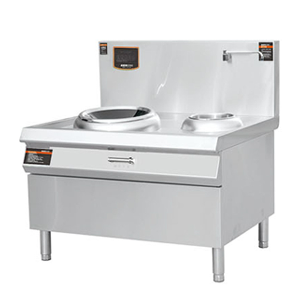 Energy Saving 1-Burner 1-Warmer Pot Gas Chinese Wok Range / Commercial Kitchen Equipment Cooking Stove Prices